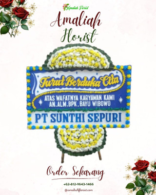 Papan Bunga Duka di Panyabungan Selatan