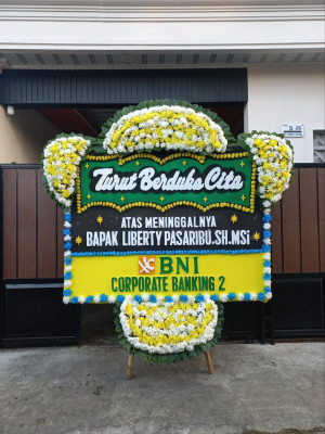 Papan Bunga Duka di Panyabungan Selatan