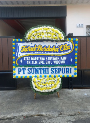 Papan Bunga Duka di Panyabungan Selatan
