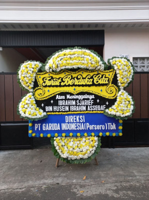 Papan Bunga Duka di Panyabungan Selatan