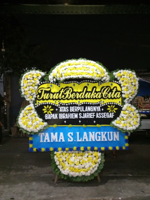 Papan Bunga Duka di Panyabungan Selatan