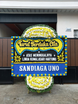 Papan Bunga Duka di Panyabungan Selatan